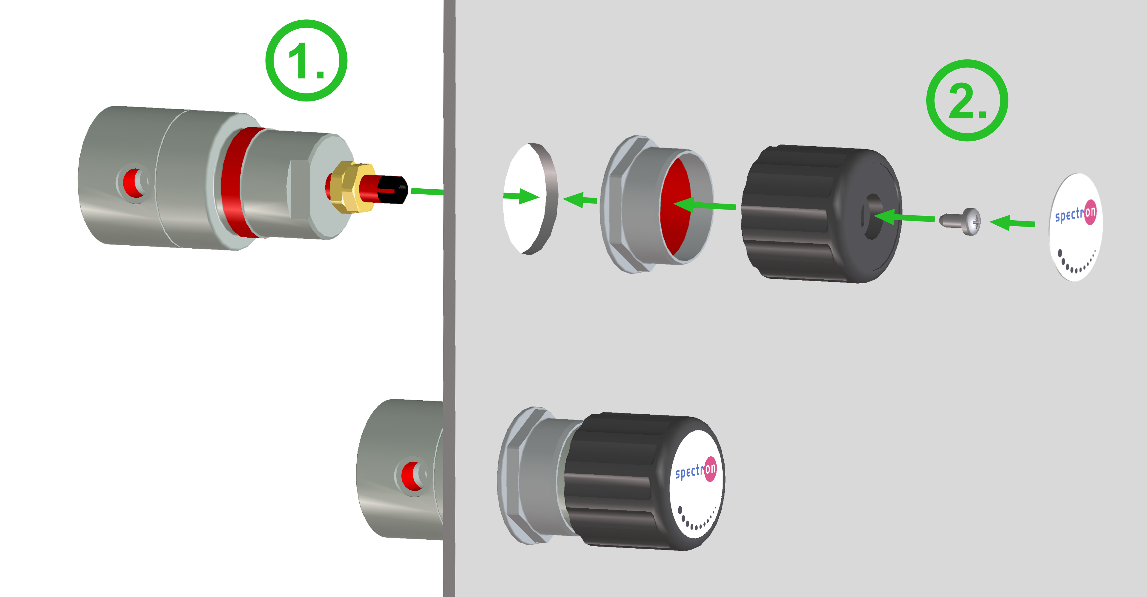 Panel mounted 50-panel pressure regulator
